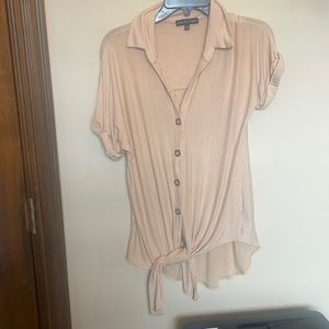 Kim and Cami Tie up Top! Size large